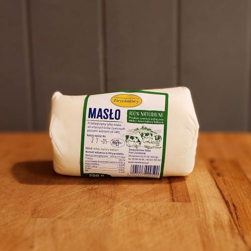 prawdziwe masło - naturalny nabiał z gospodarstwa Ziembińskich do kupienia na targu w Toruniu i on-line z dostawą do domu